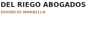 Abogado Divorcio Marbella
